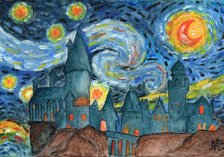 Starry Night at Hogwarts